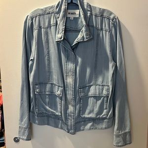 BB Dakota light jean zip cup jacket with front pockets size S